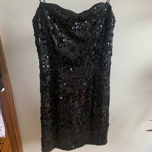 Guess Black strapless dress